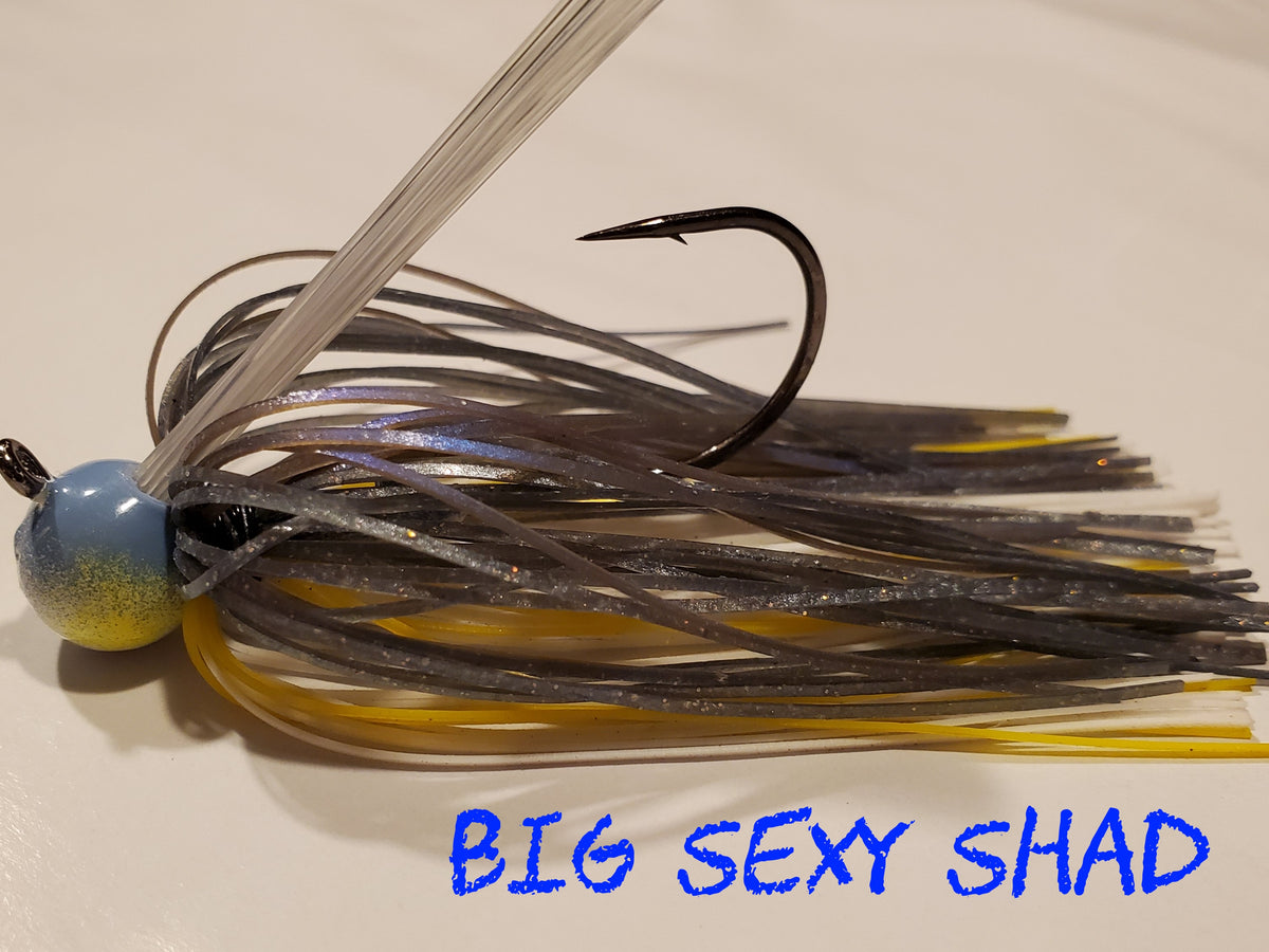 Football Jigs - Baitfish Patterns- Sizes: 1/4oz, 3/8oz, 1/2oz