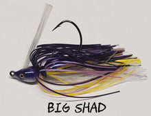 Load image into Gallery viewer, Ball Head Weedless Jig ( Sizes 5/16 oz, 3/8 oz &amp; 7/16 oz) - Baitfish Patterns - Fireball Outdoor Products