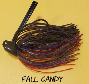 Ball Head Weedless Jig ( Sizes 5/16 oz, 3/8 oz & 7/16 oz) - Misc Patterns - Fireball Outdoor Products