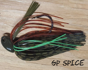 Ball Head Weedless Jig ( Sizes 5/16 oz, 3/8 oz & 7/16 oz) - Misc Patterns - Fireball Outdoor Products