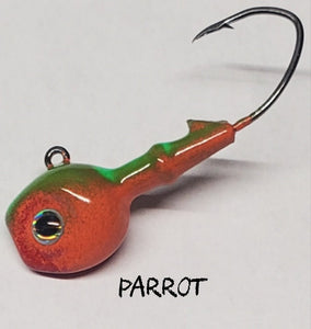 Fire Eye Jig - Sz 1 Hook - Sizes 1/16oz, 3/32oz & 1/8oz - Fireball Outdoor Products