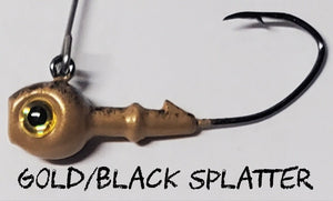 Fire Eye Jig - Sz 1 Hook - Sizes 1/16oz, 3/32oz & 1/8oz - Fireball Outdoor Products