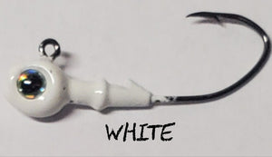 Fire Eye Jig - Sz 1 Hook - Sizes 1/16oz, 3/32oz & 1/8oz - Fireball Outdoor Products