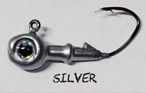 Fire Eye Jig - Sz 1 Hook - Sizes 1/16oz, 3/32oz & 1/8oz - Fireball Outdoor Products