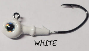 Fire Eye Jig - Sz 3/0 Hook - Sizes 1/2 oz & 5/8oz - Fireball Outdoor Products