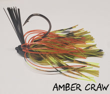 Load image into Gallery viewer, Ball Head Weedless Jig ( Sizes 1/2 oz, 9/16 oz &amp; 5/8 oz)- Crawfish Patterns
