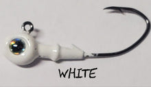 Load image into Gallery viewer, Fire Eye Jig- Sz 3/0 Hook- Sizes 1/4 oz &amp; 3/8oz