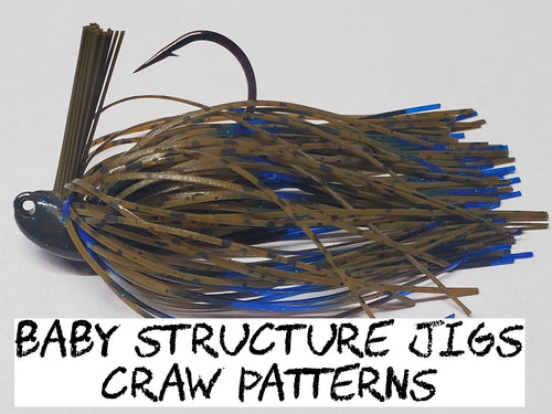 Baby Structure Jigs- Crayfish Patterns