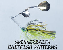 Load image into Gallery viewer, Spinnerbaits- 3/8 OZ- Baitfish Patterns