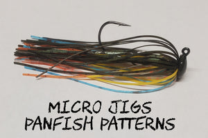 Micro Jigs (Hook Size 2/0): Panfish Patterns